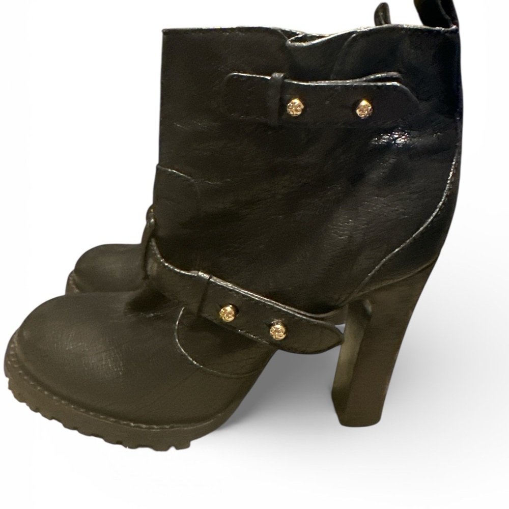 Tory Burch Leather Ankle Boots, Like New, Sz 9M